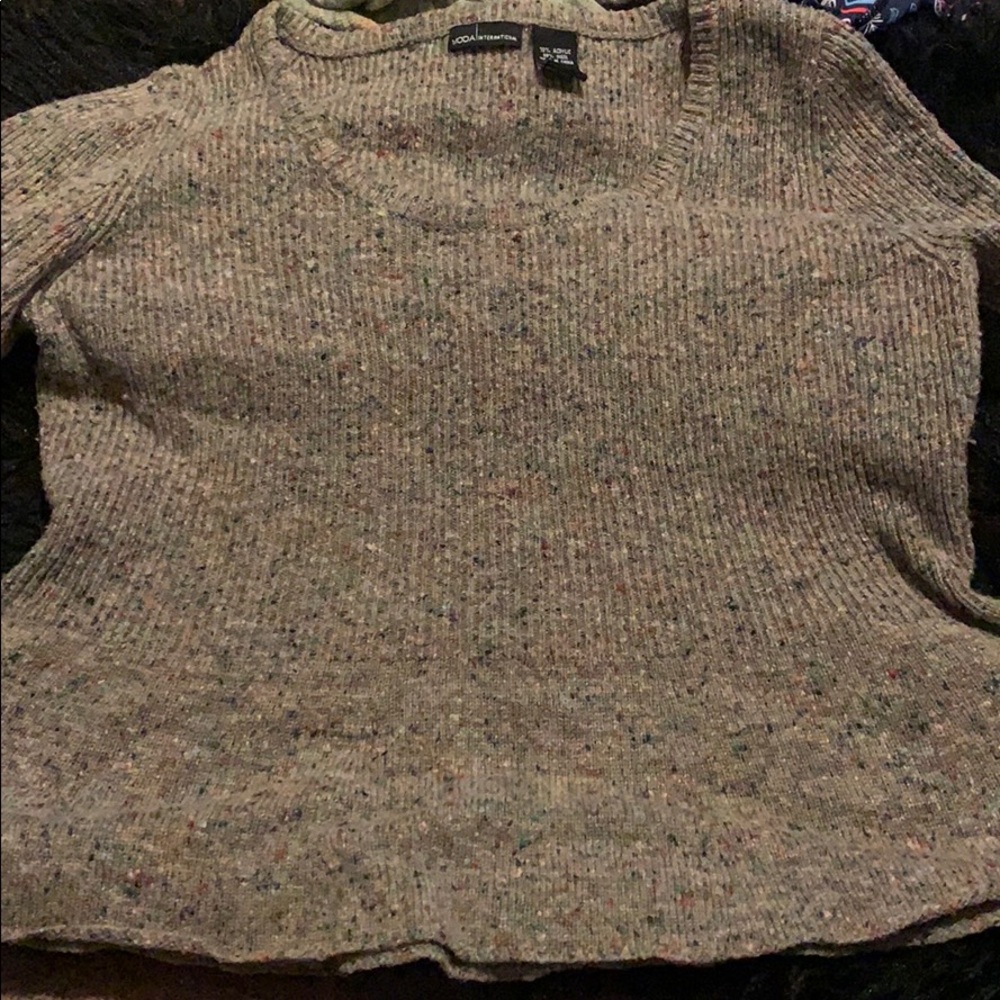 Moda International Peplum Sweater